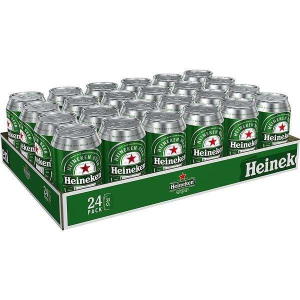 2 x 24x0,33L Dosen Heineken Lager Bier 5% Vol _EINWEG